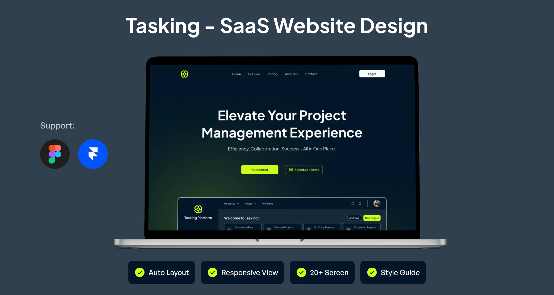 SaaS website