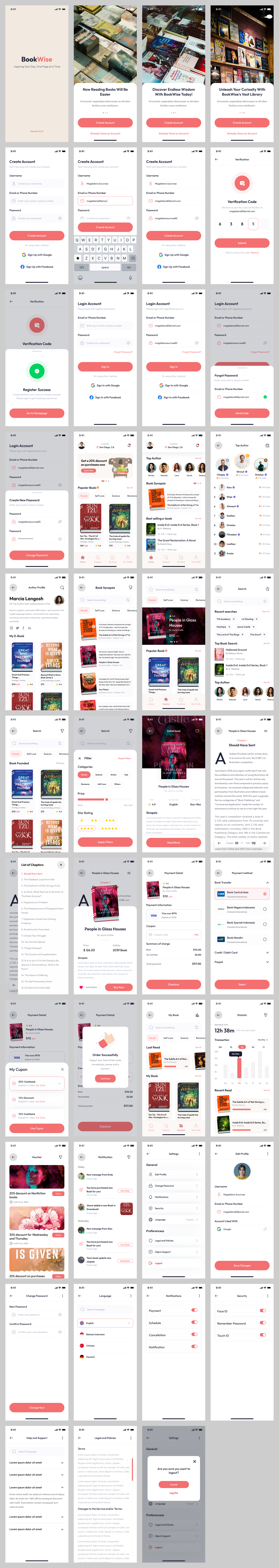 Book Store mobile app uikit
