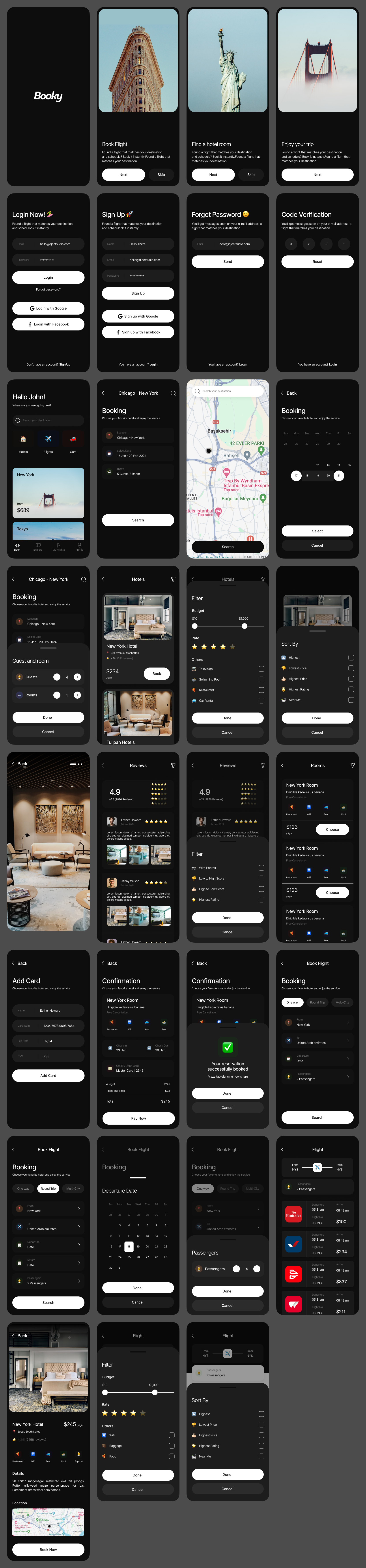 Travel agency app uikit