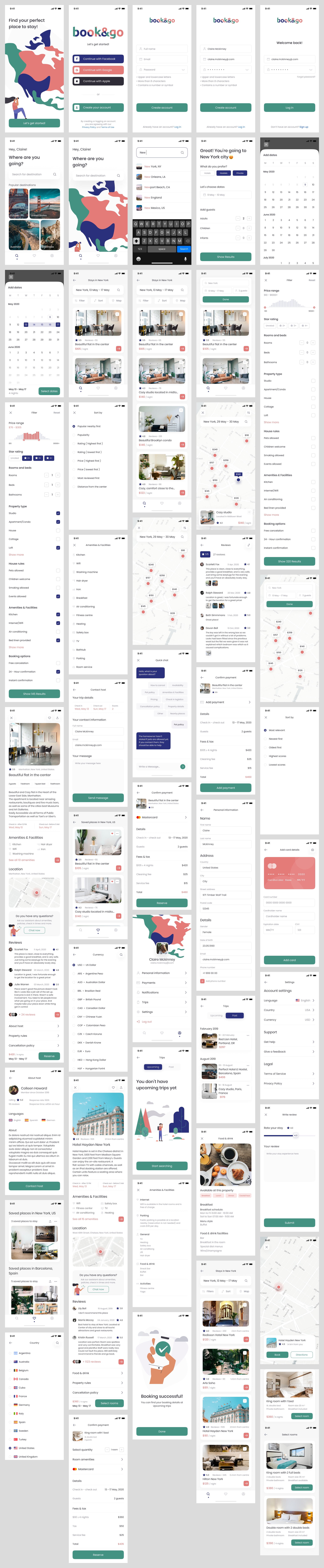 Travel agency app uikit 1