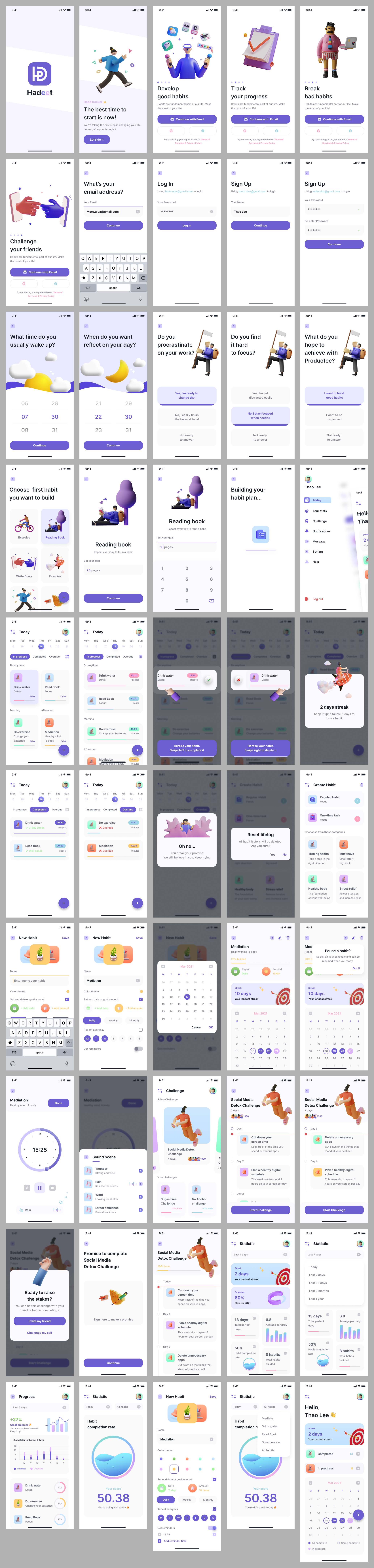 Habit Tracking app