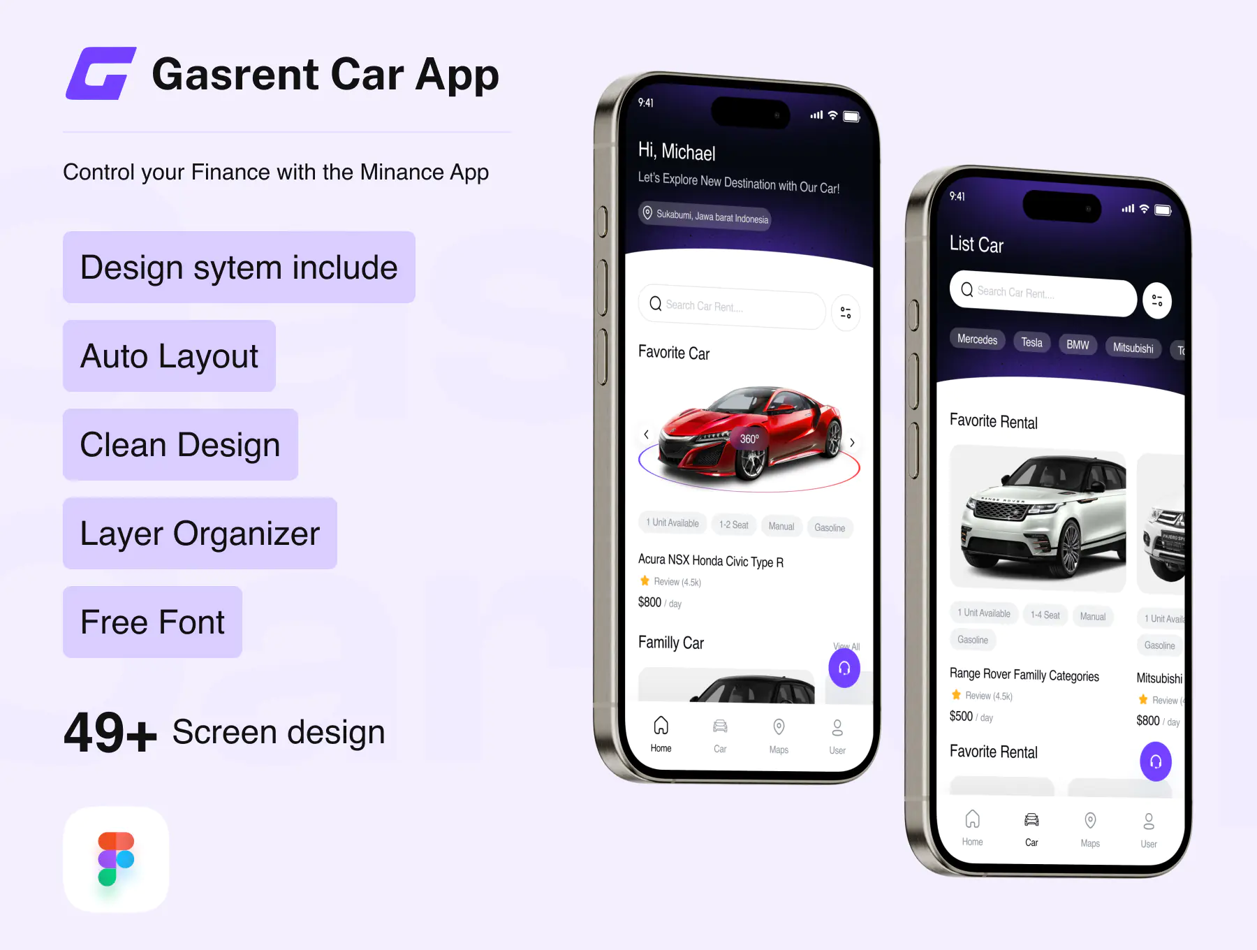 Gas rental app