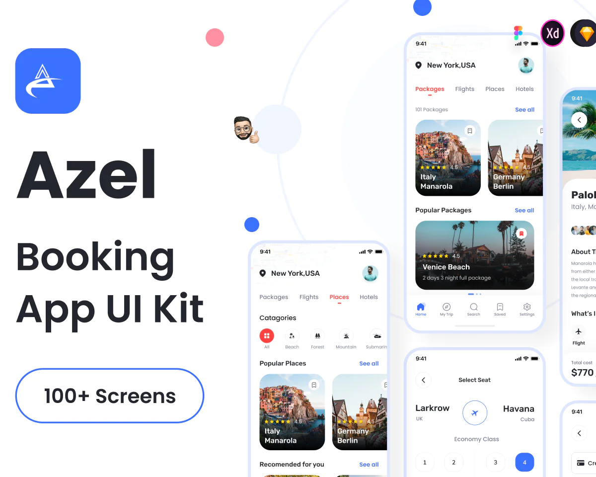 Tourism and booking app