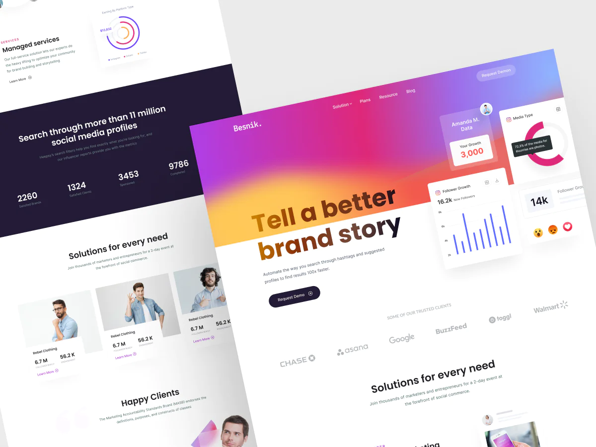 Agency Landing Page