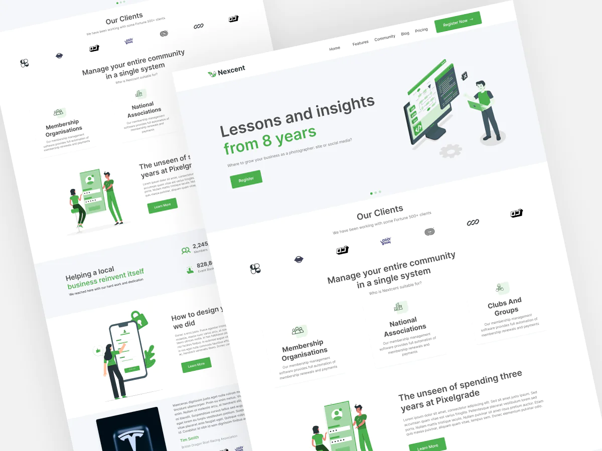 Agency Landing Page 1