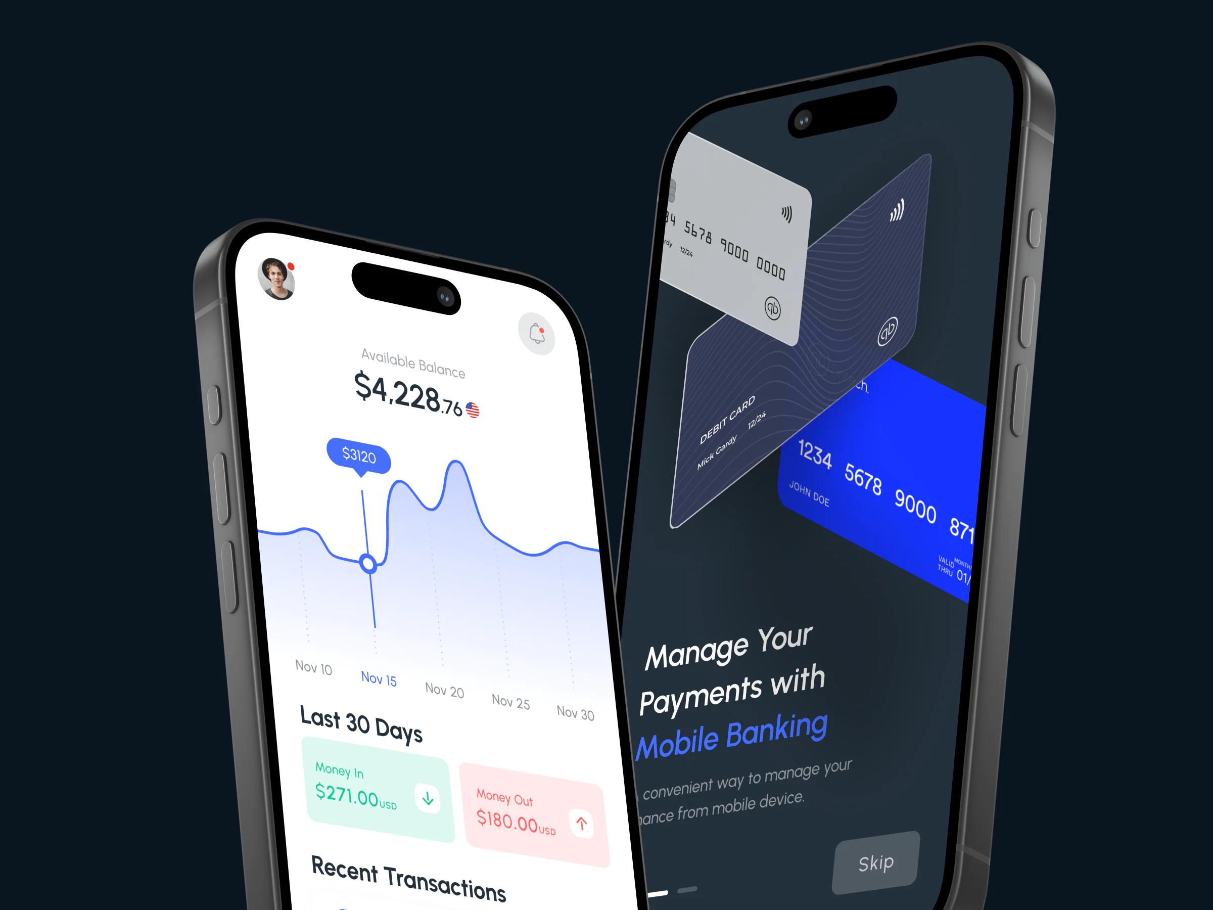 Fintech app uikit 3