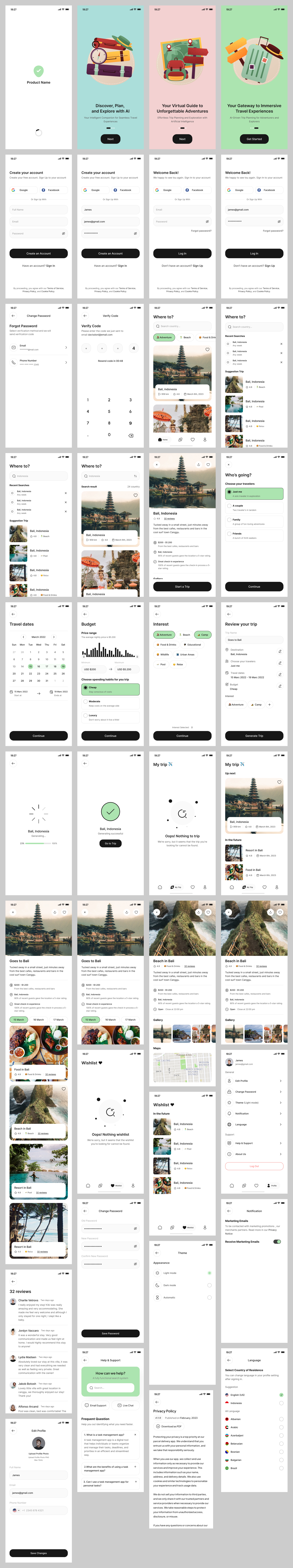 Ai Trip planner mobile app