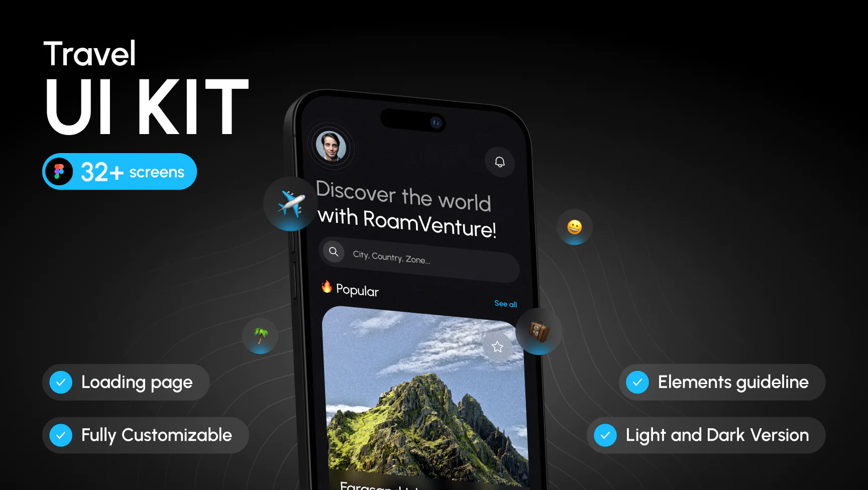 Travel agency App uiux design 3