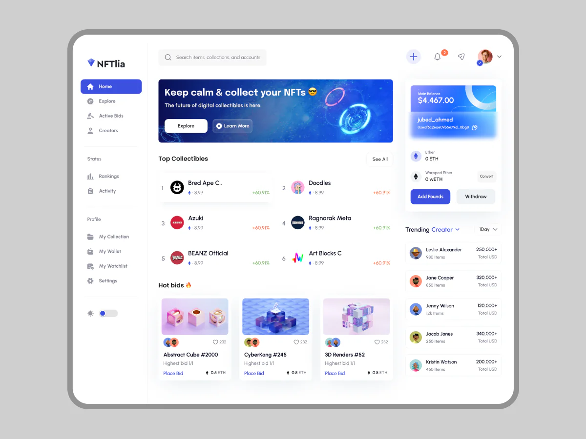 NFT Dashboard
