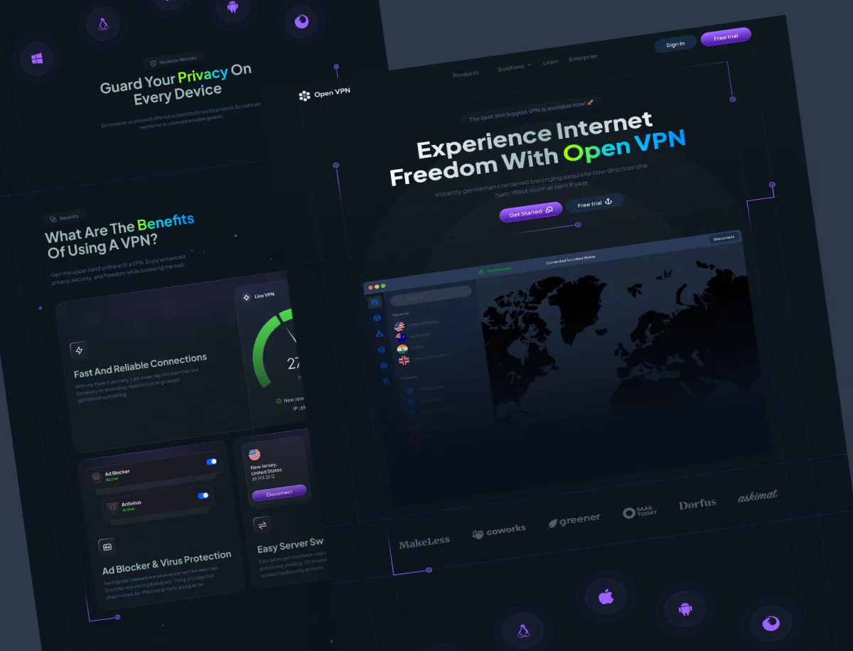Saas Product Landing Page