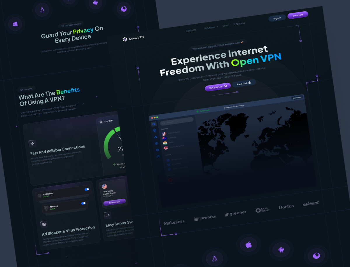 Saas Product Landing Page
