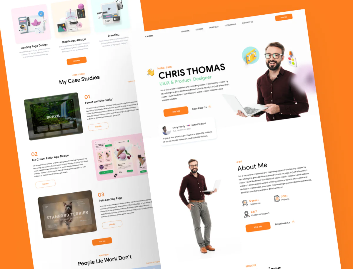 Freelancer Portfolio Design
