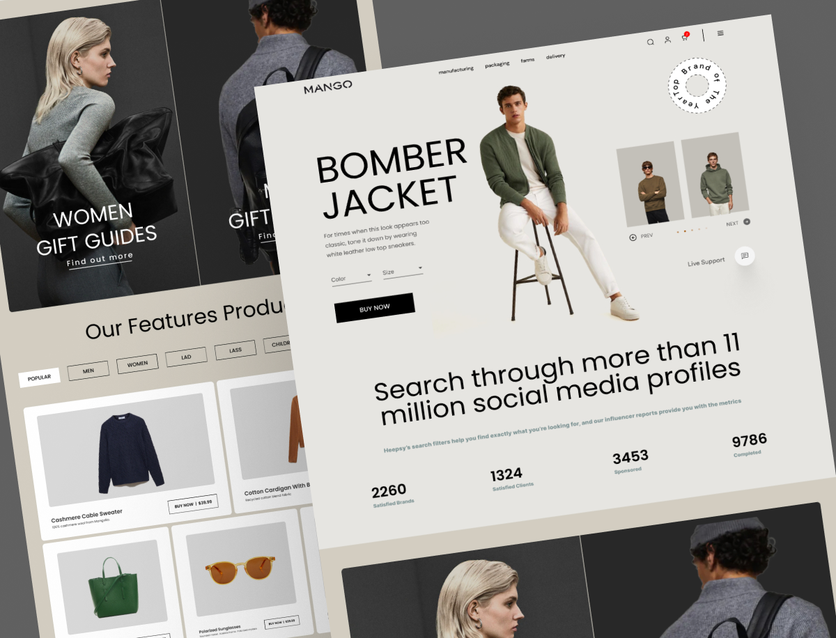 Fashion Web Design