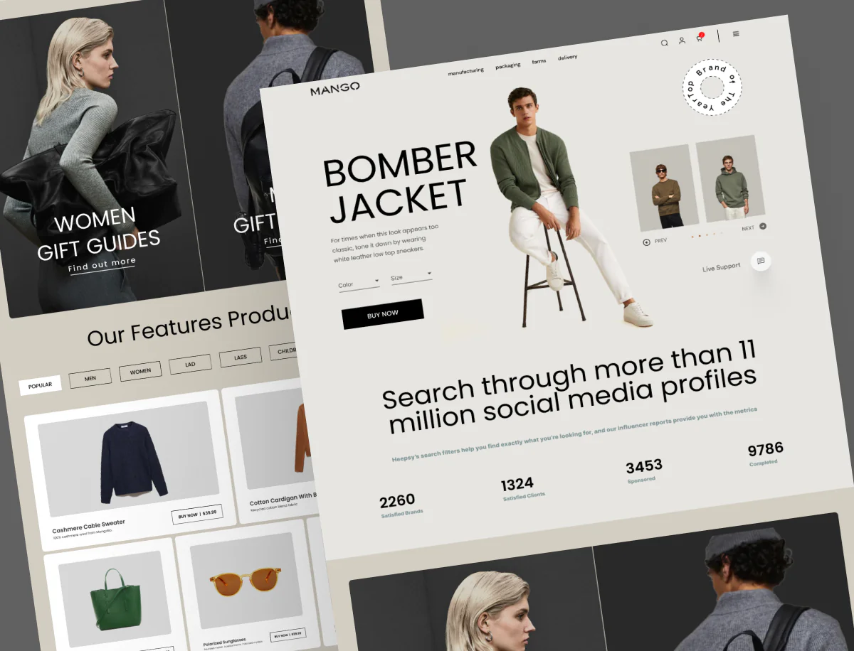 Fashion Web Design