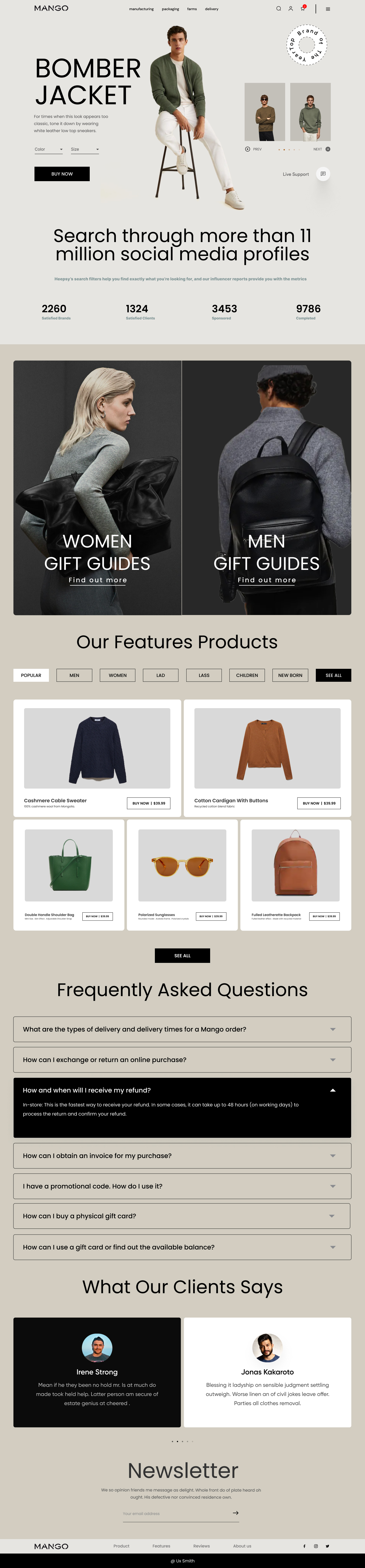 Fashion Web Design