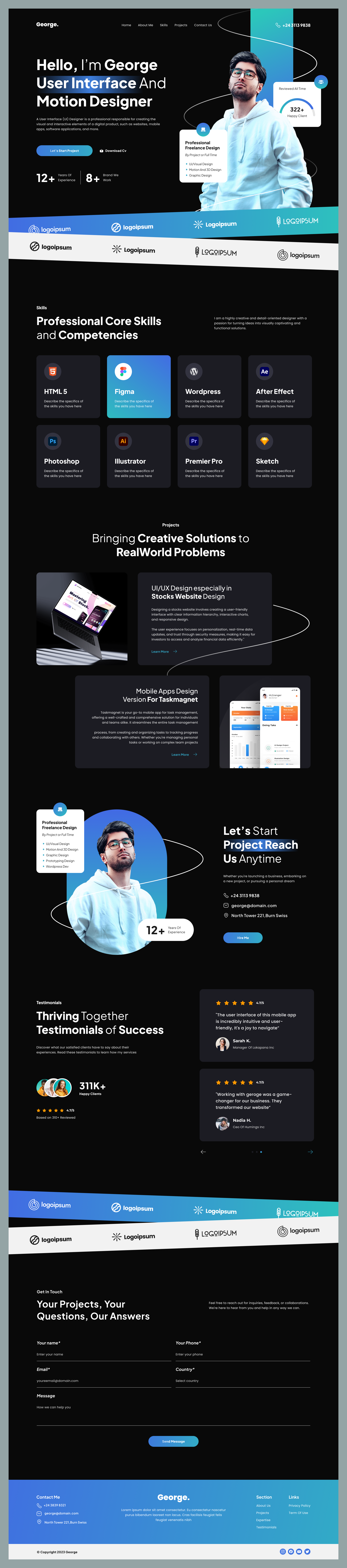 Personal Portfolio Website Design