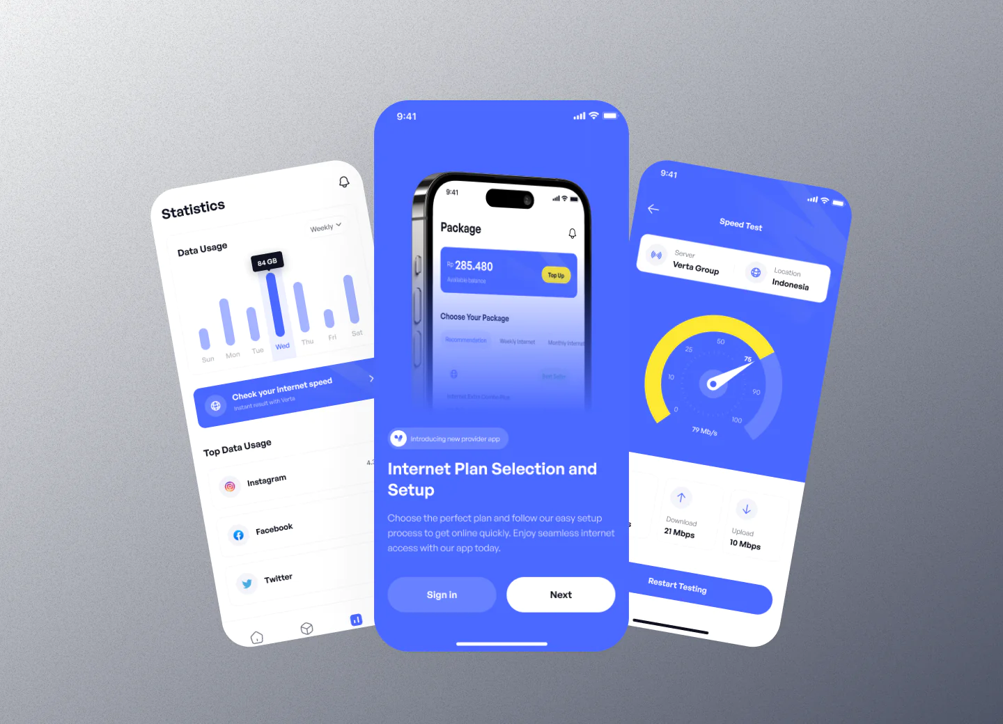 Internet Service Provider App