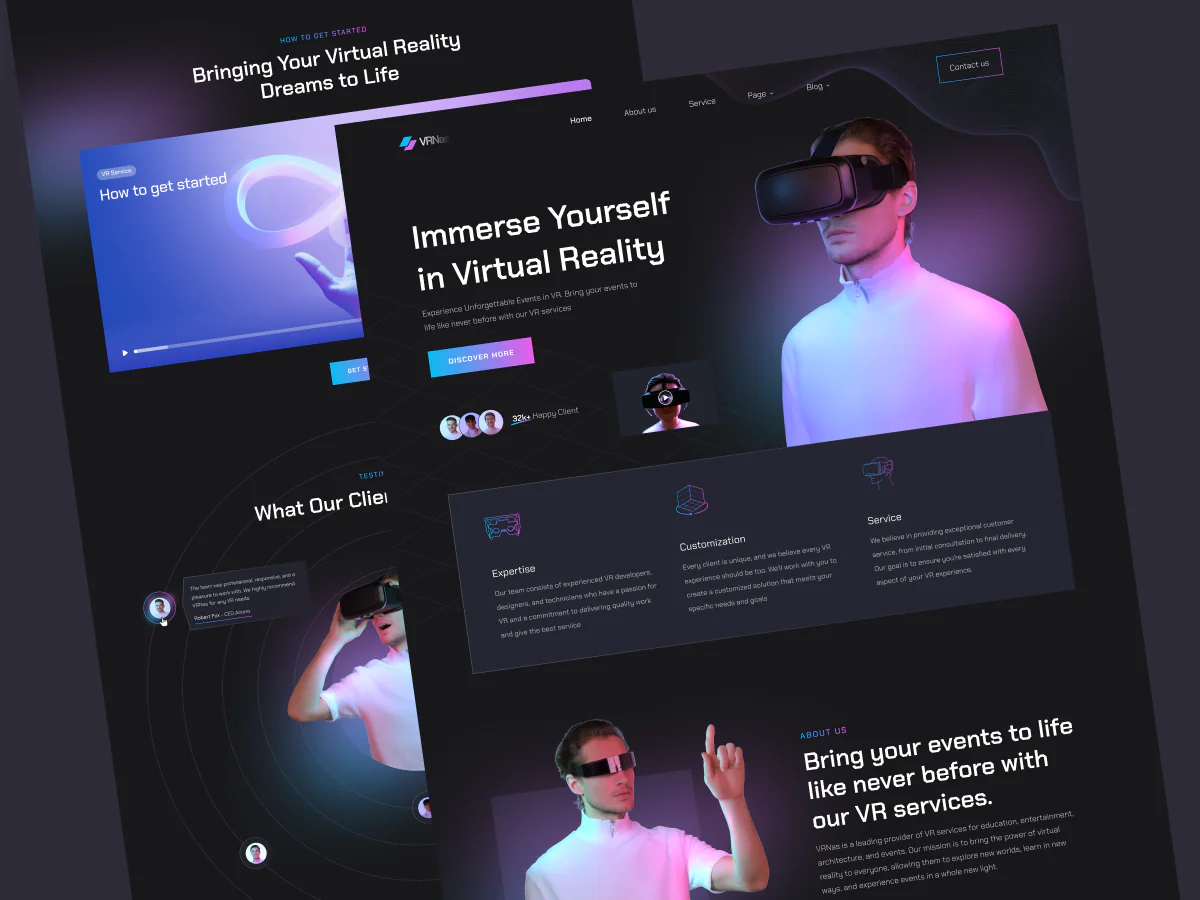 VR Website Design