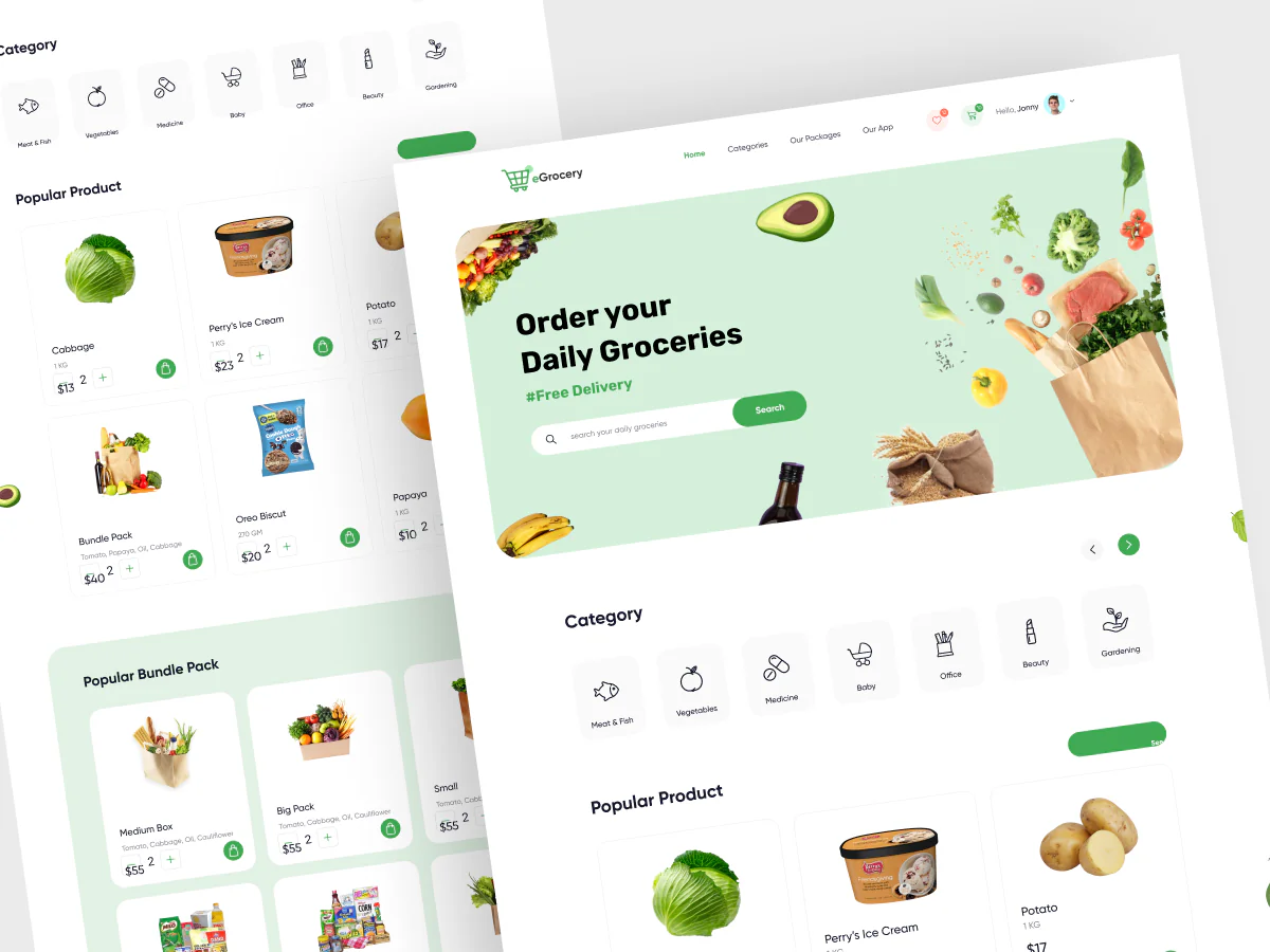 Groceries website
