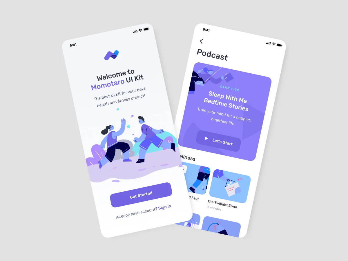 UI template store app