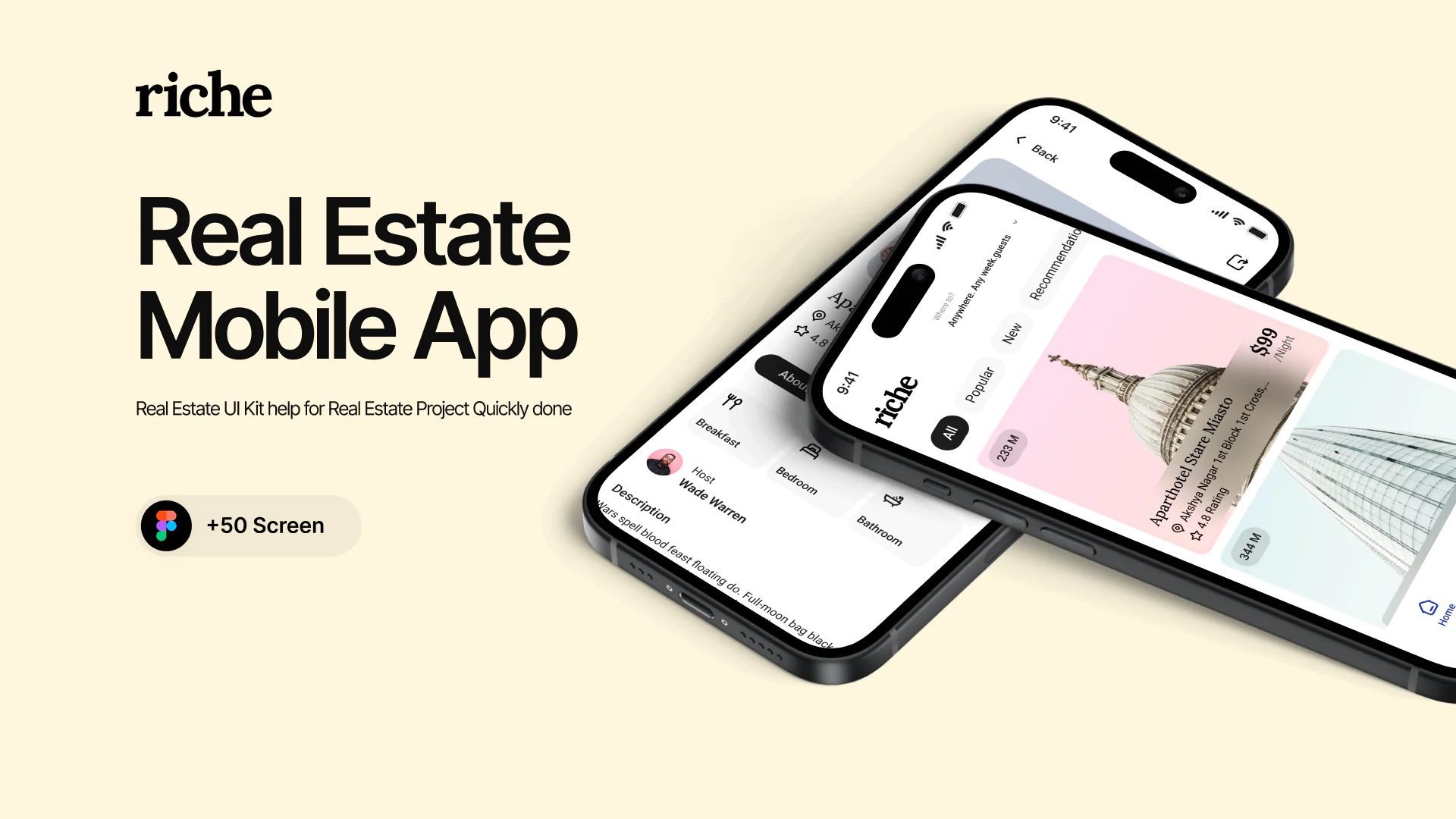 Real Estate Mobile App UI