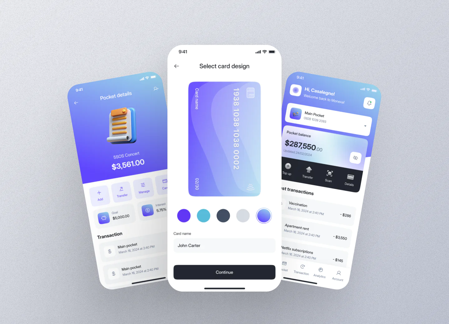 Digital Wallet app