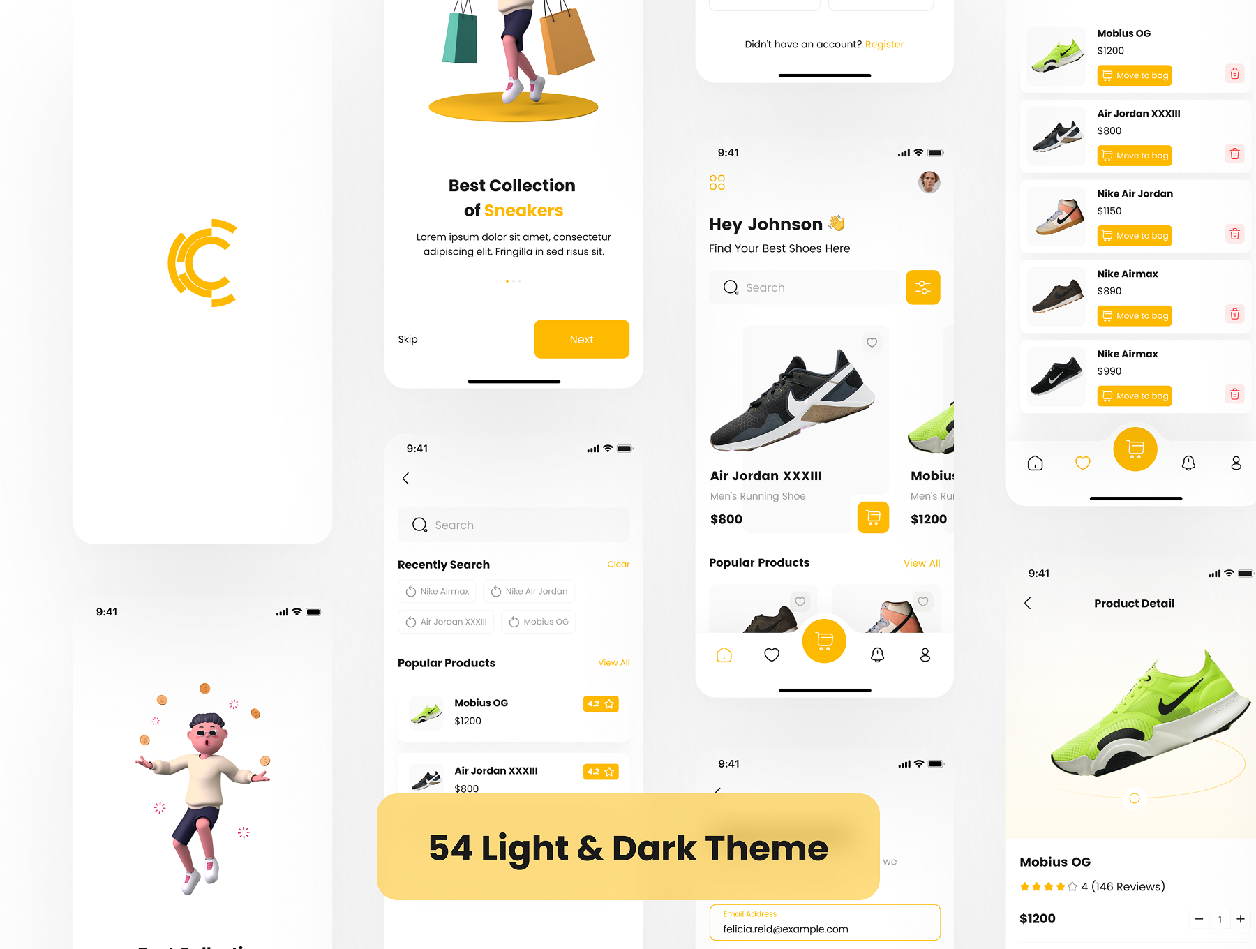 Shoe Store App Design