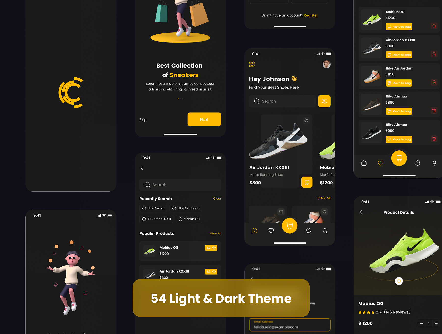 Shoe Store App Design