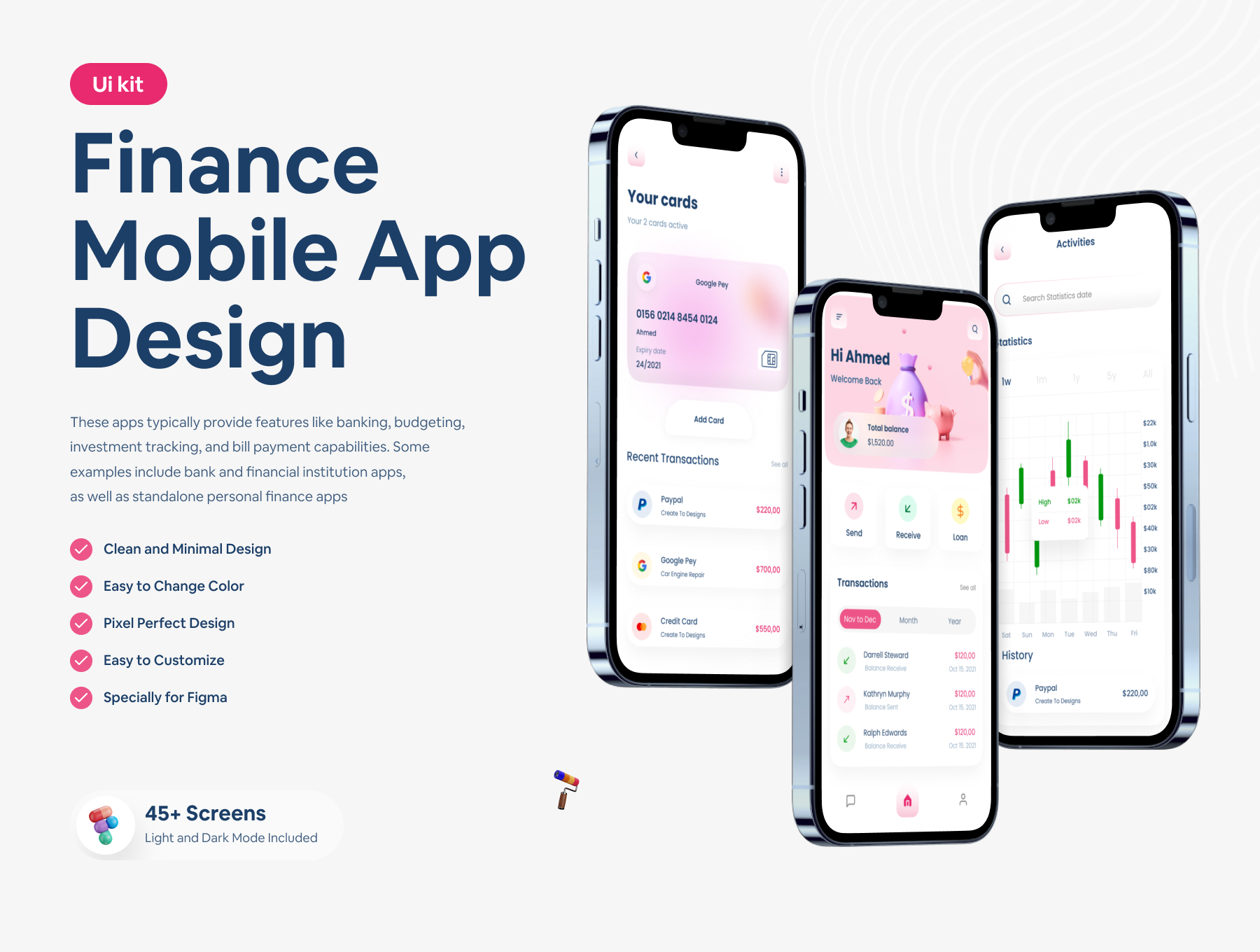 Finance Mobile App Design