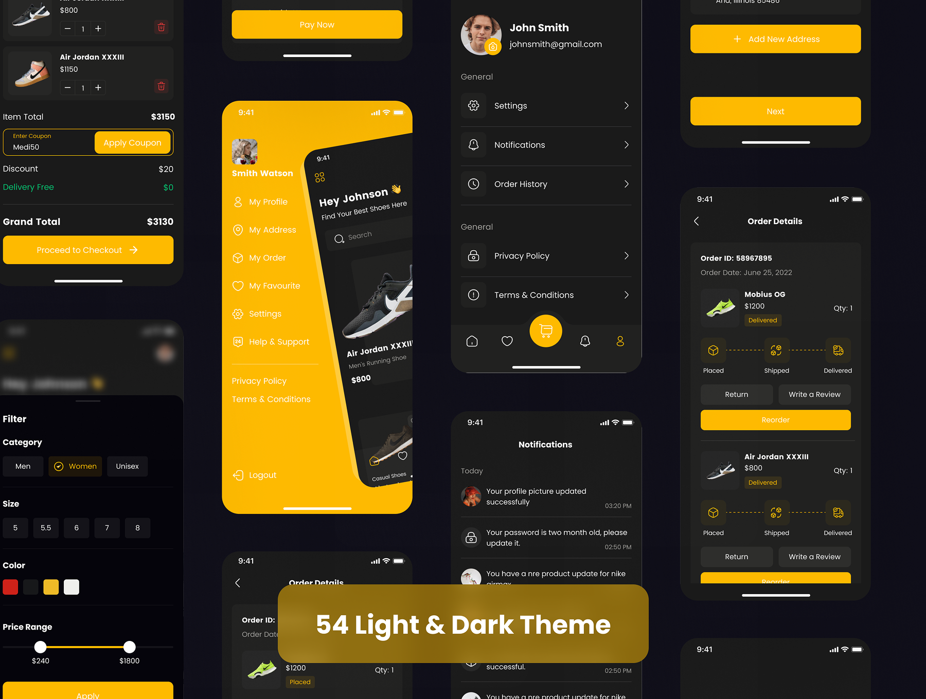 Shoe Store App Design