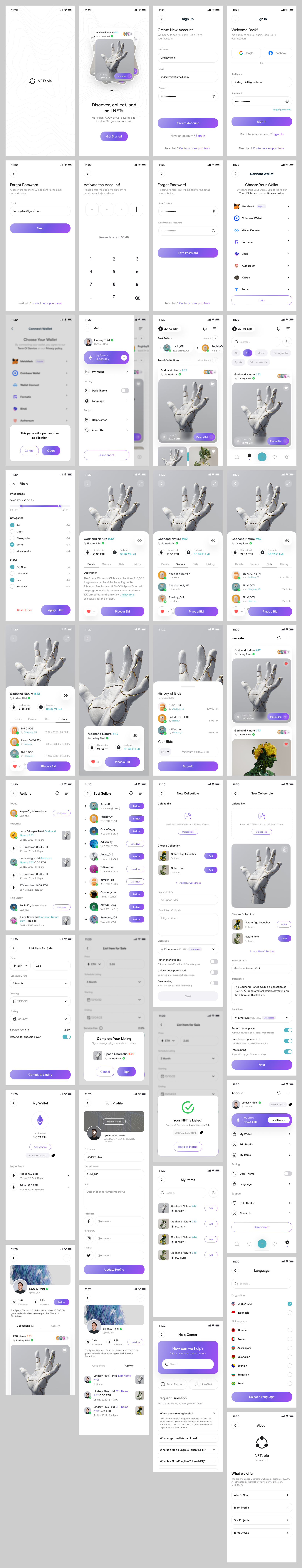 NFT MarketPlace app