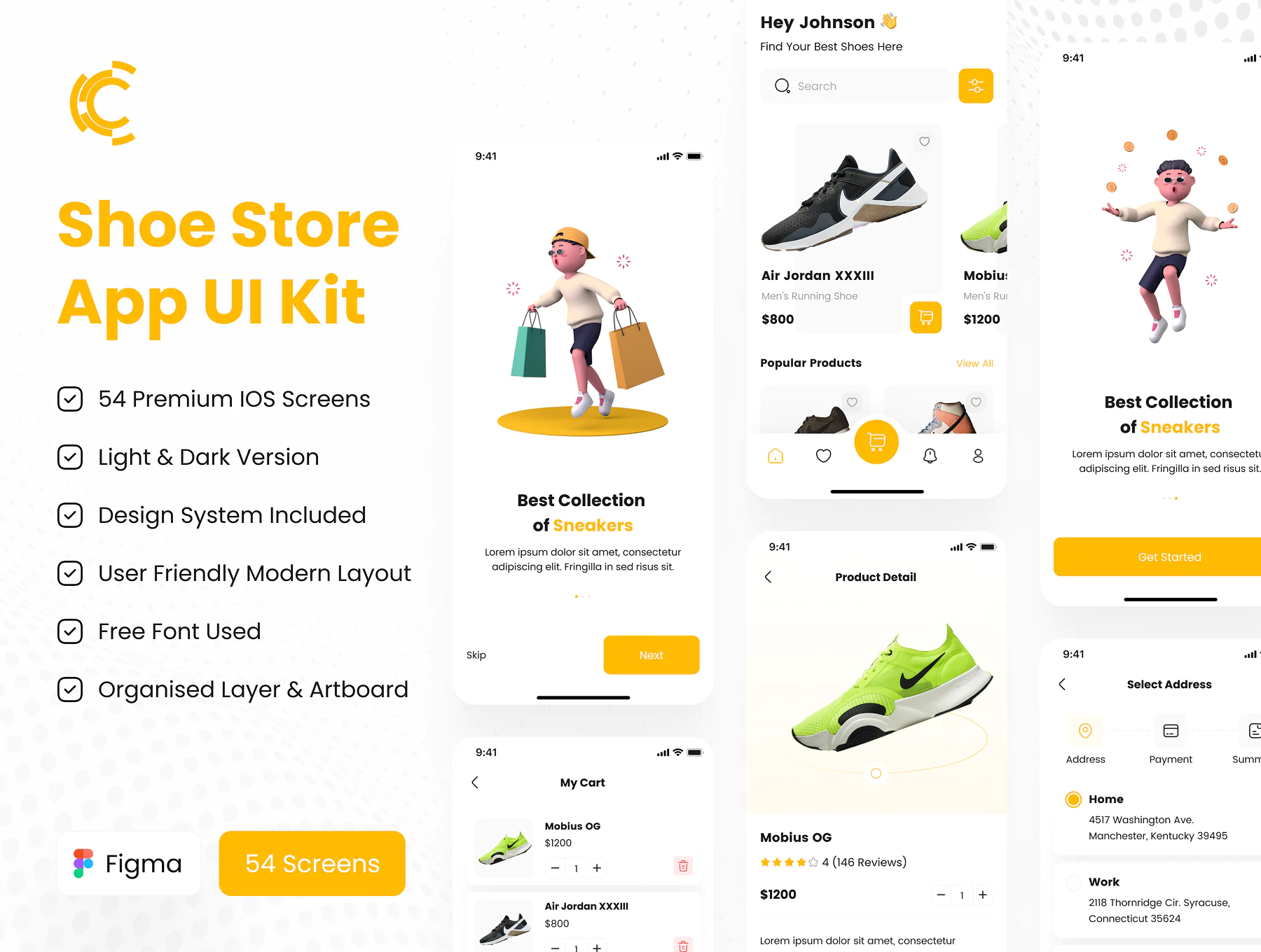 Shoe Store App Design