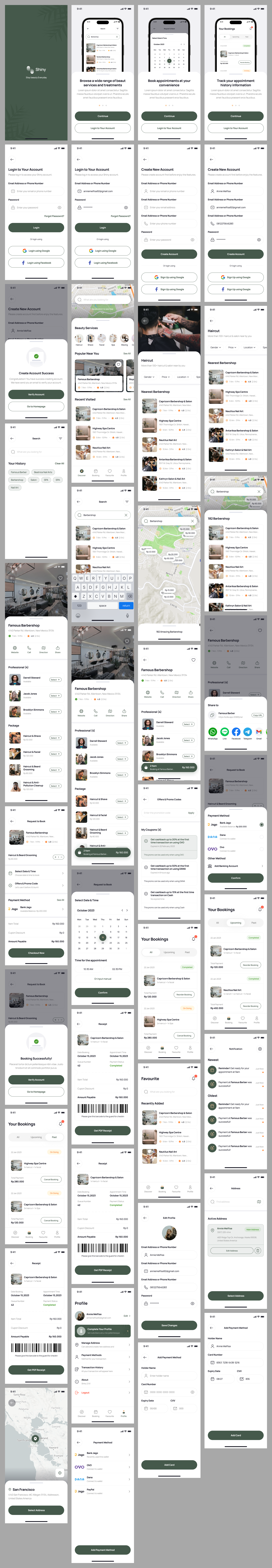 Beauty Service Appointment App