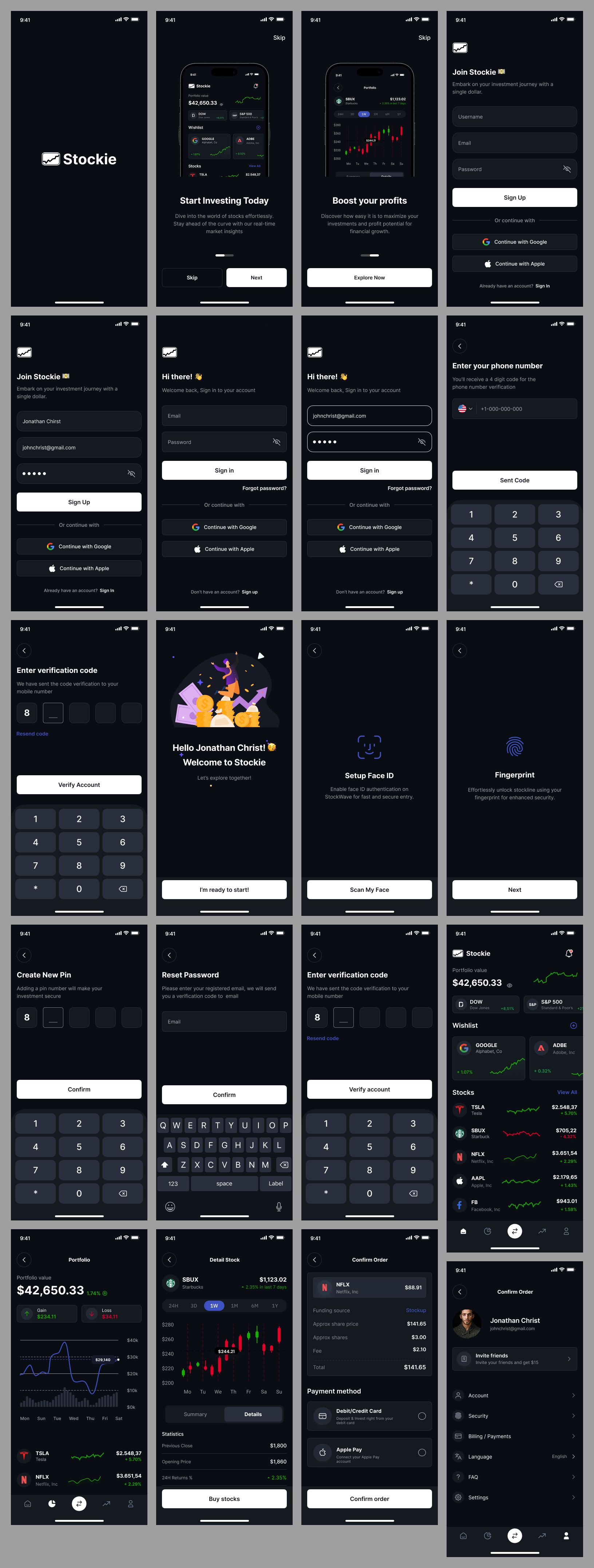 Stock Market Ui App
