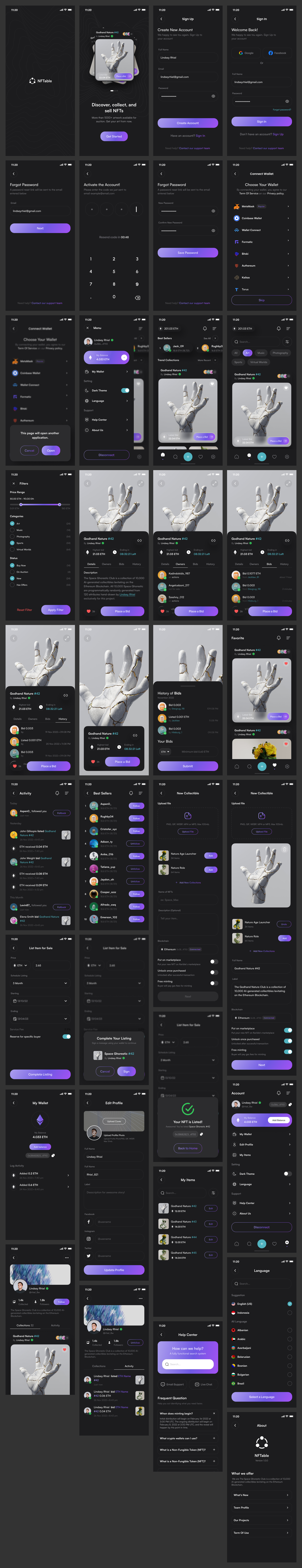 NFT MarketPlace app
