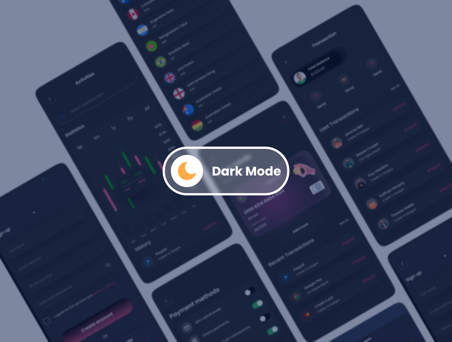 Finance Mobile App Design