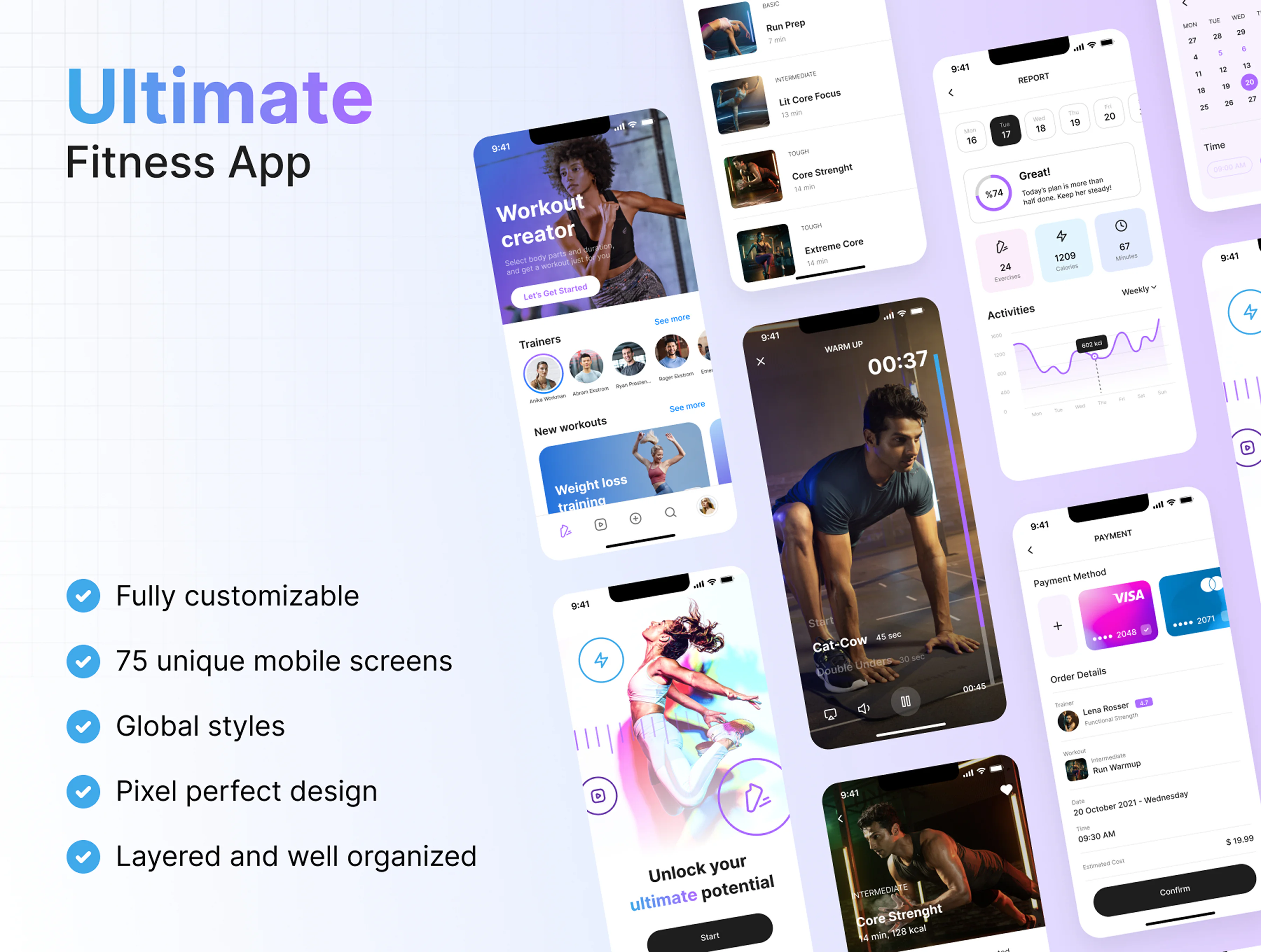 Fitness App UI Design
