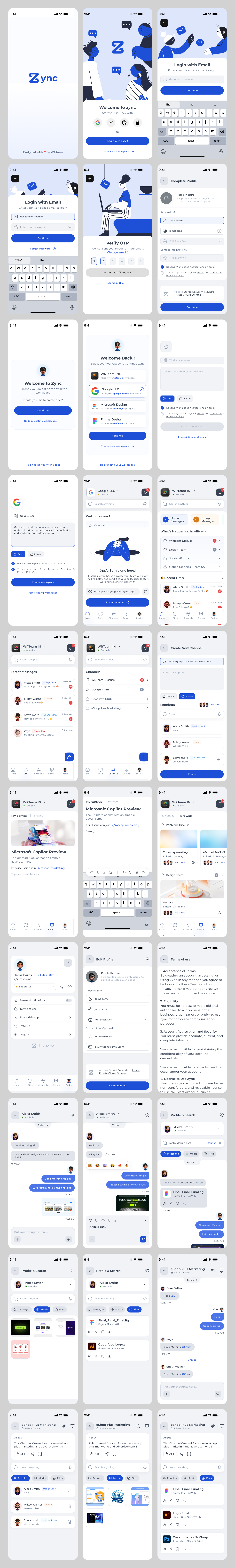 Zync- Mobile App UI Kit