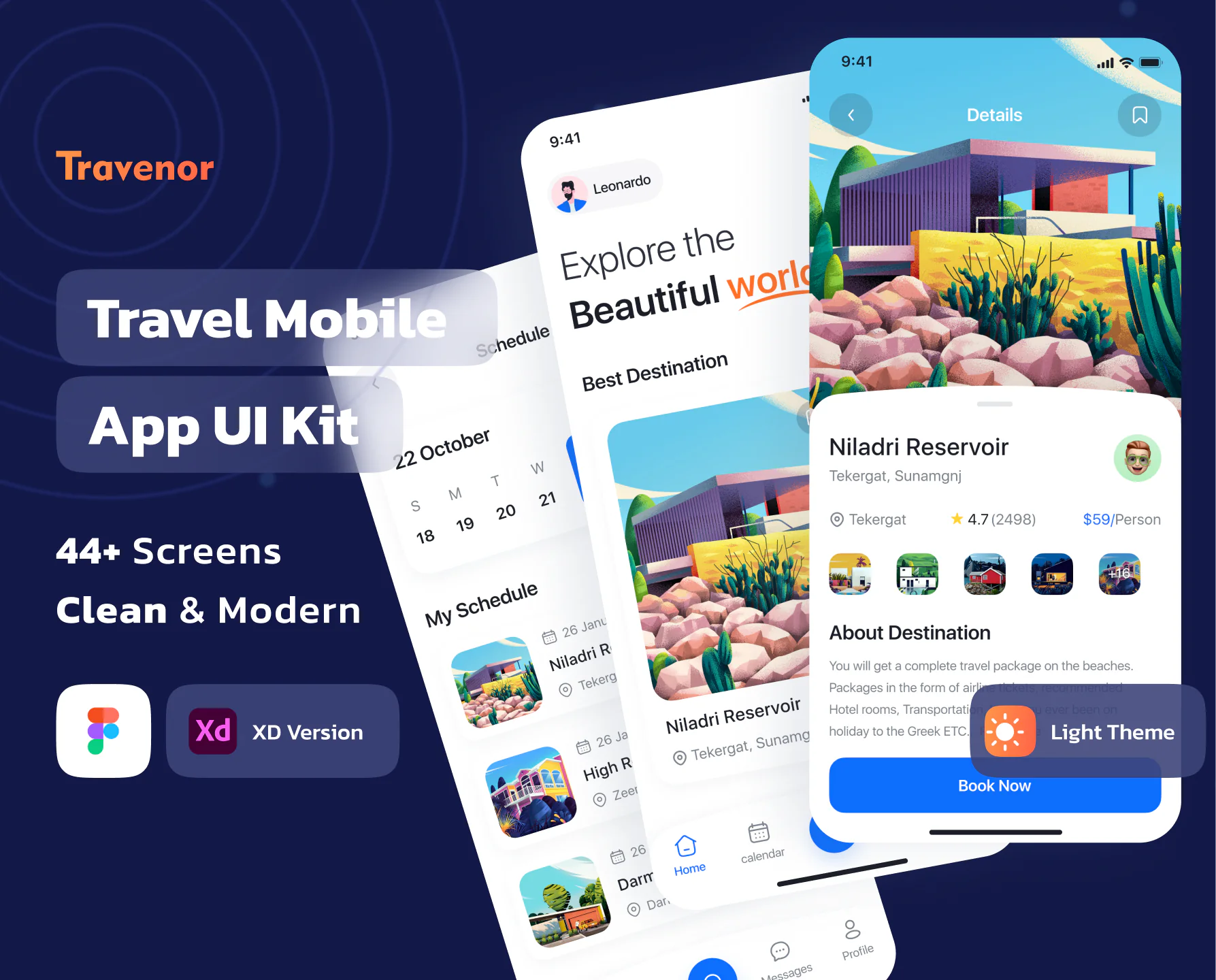 Travel agency app