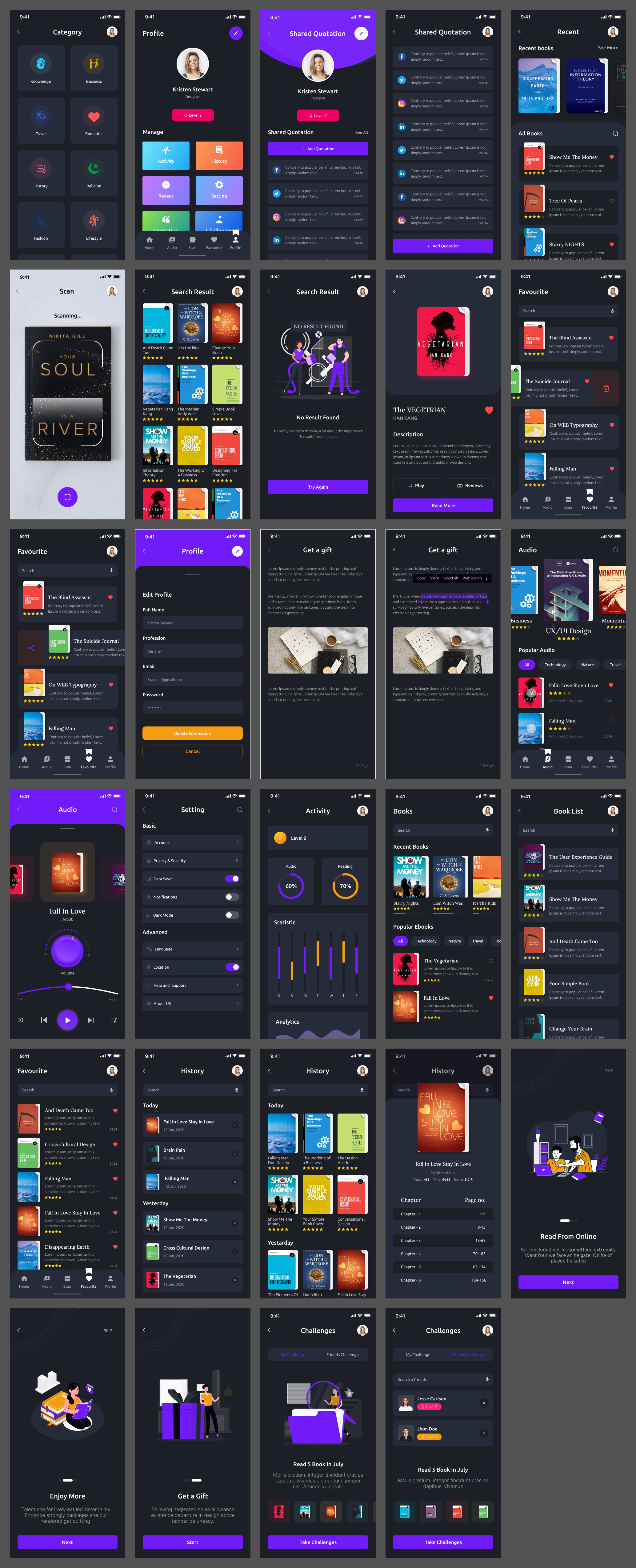Ebook reading app