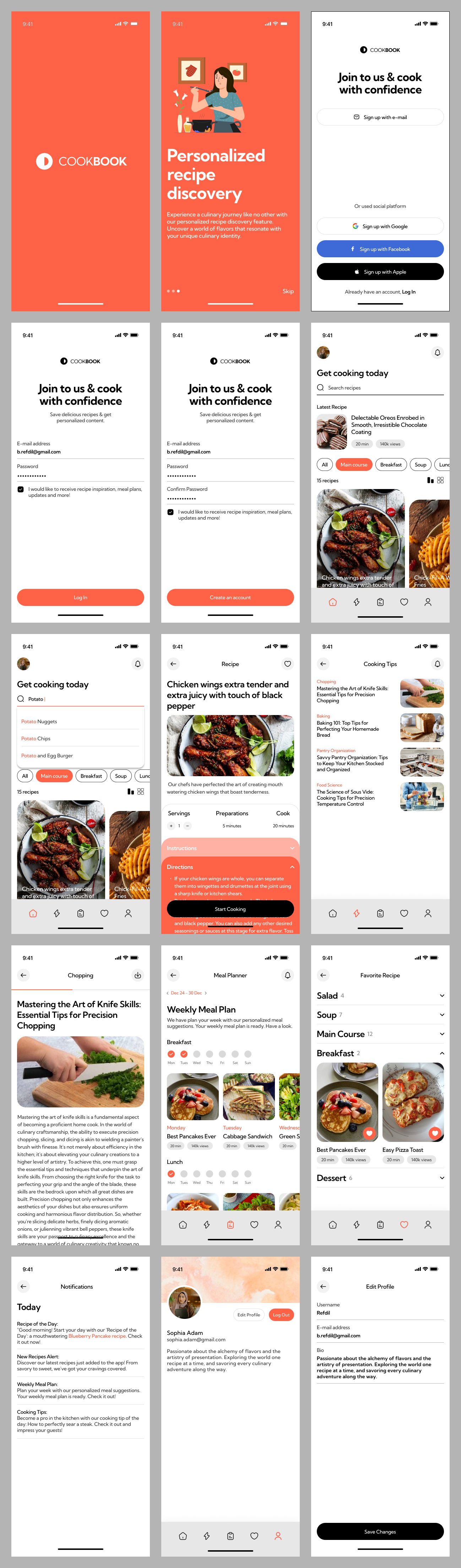 Cookbook Ebook Reading app