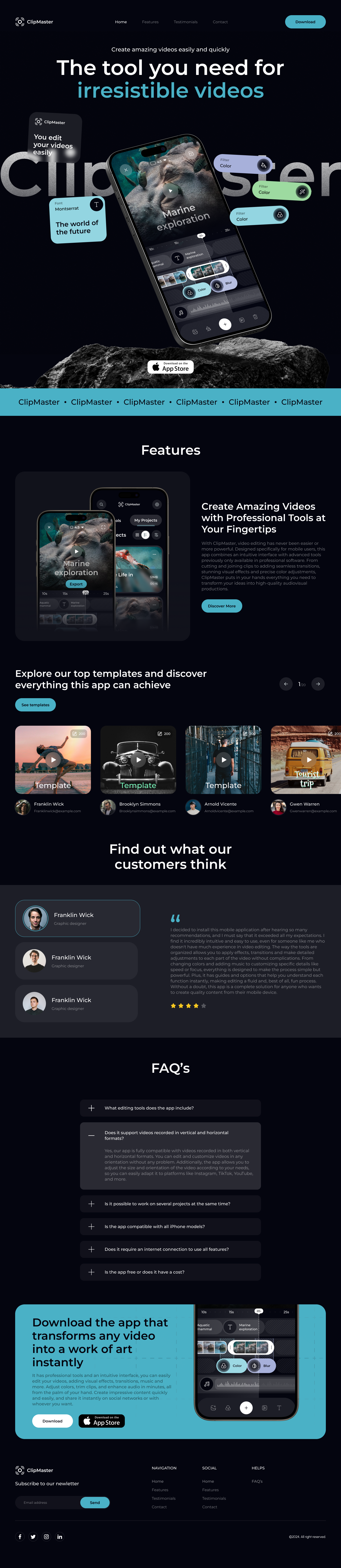Clipmaster Website