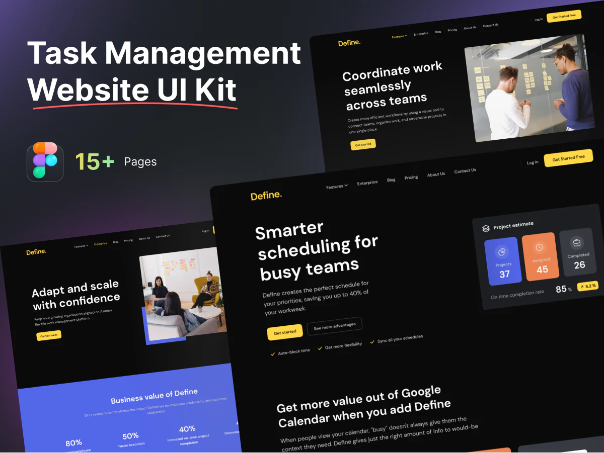 Task Management Website Design