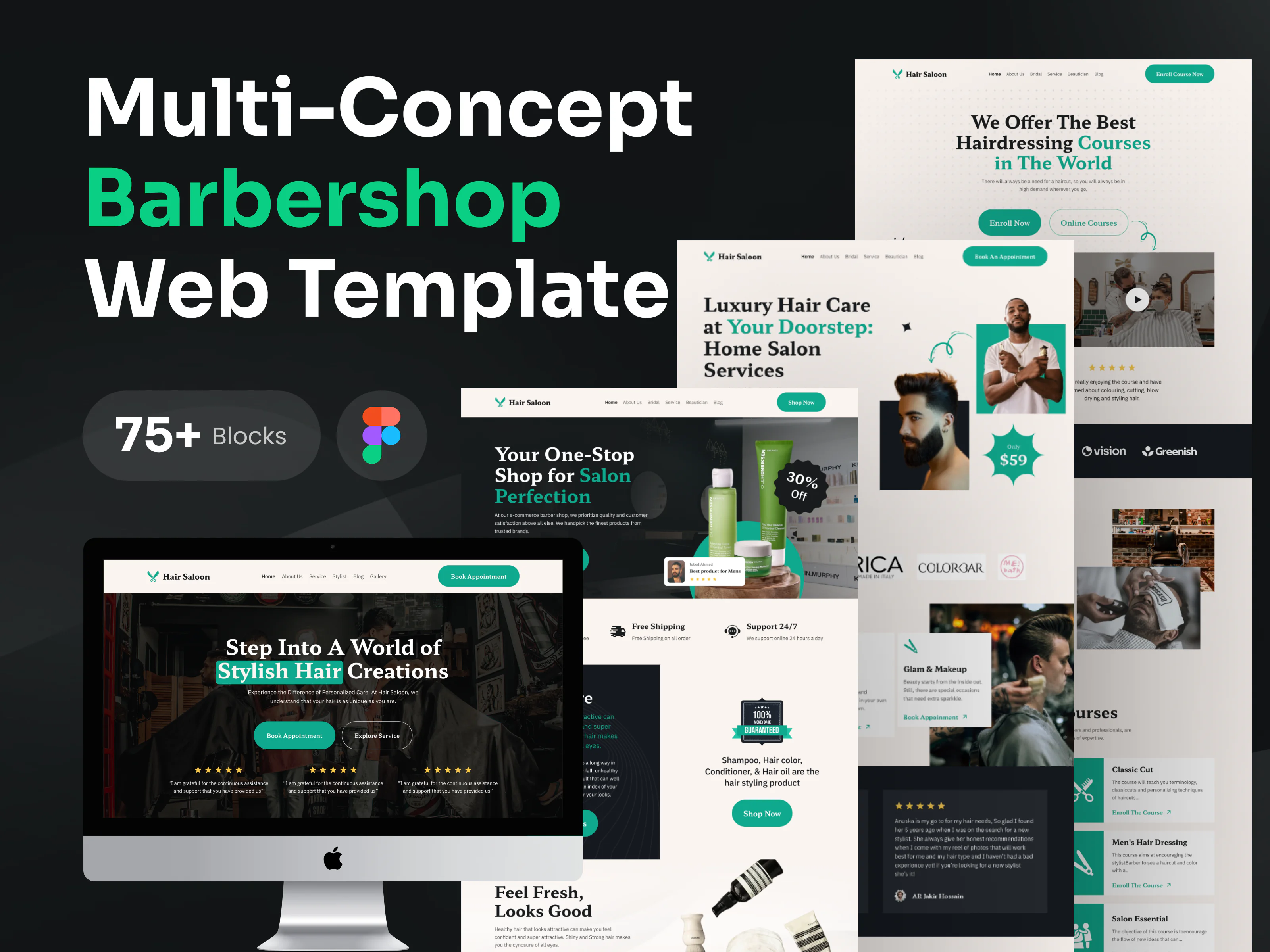 Barbershop Website Design