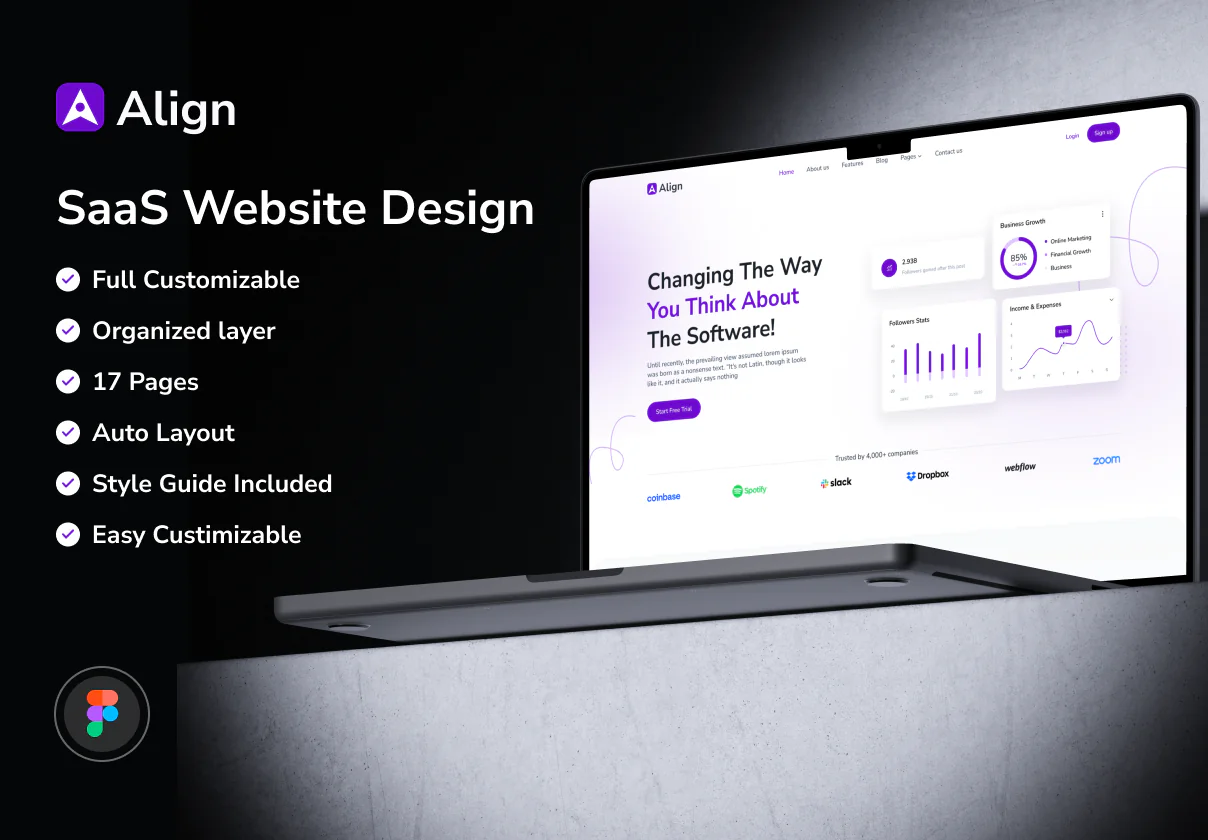 SaaS Website Design