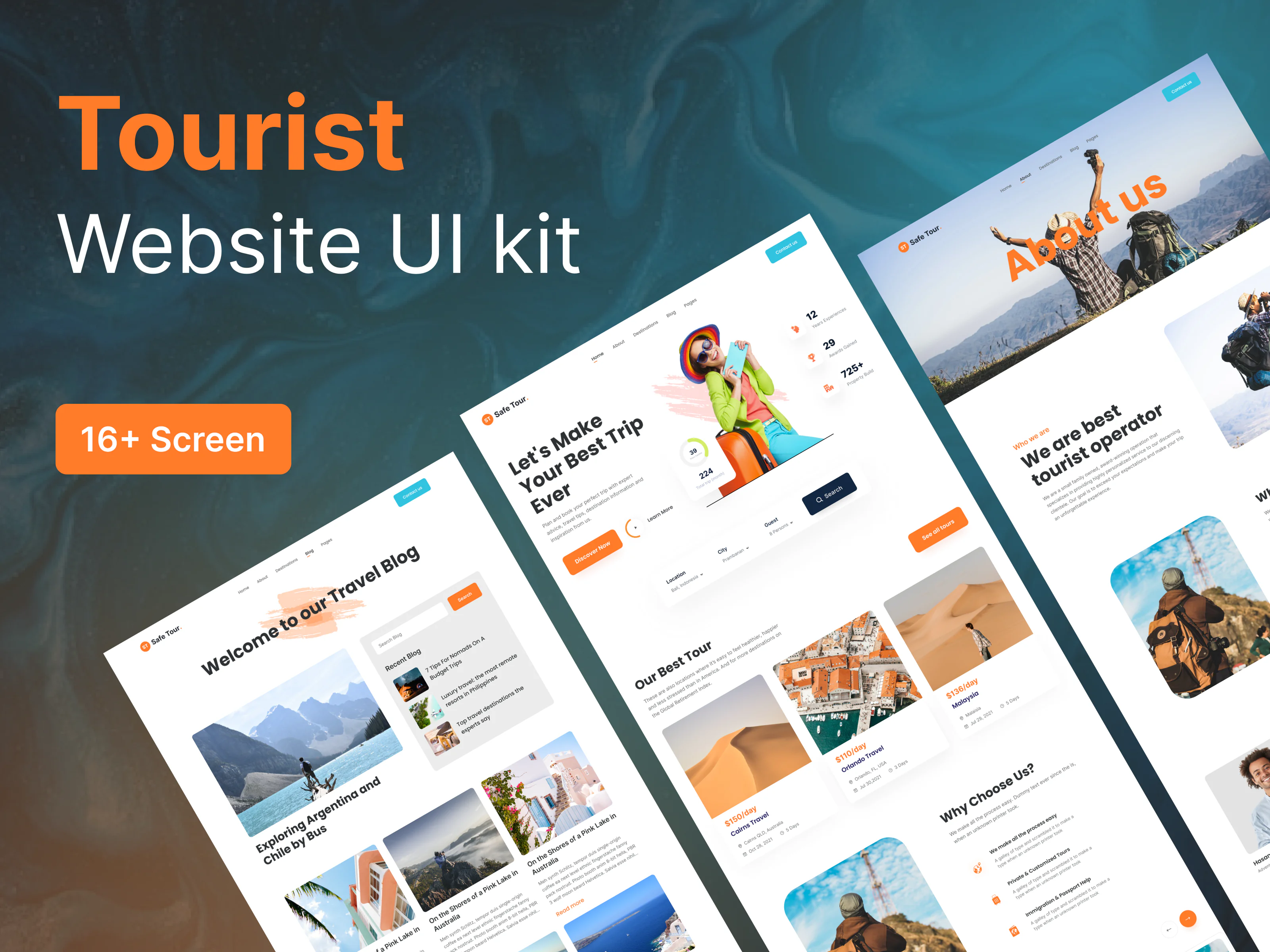 Tourist Website Design