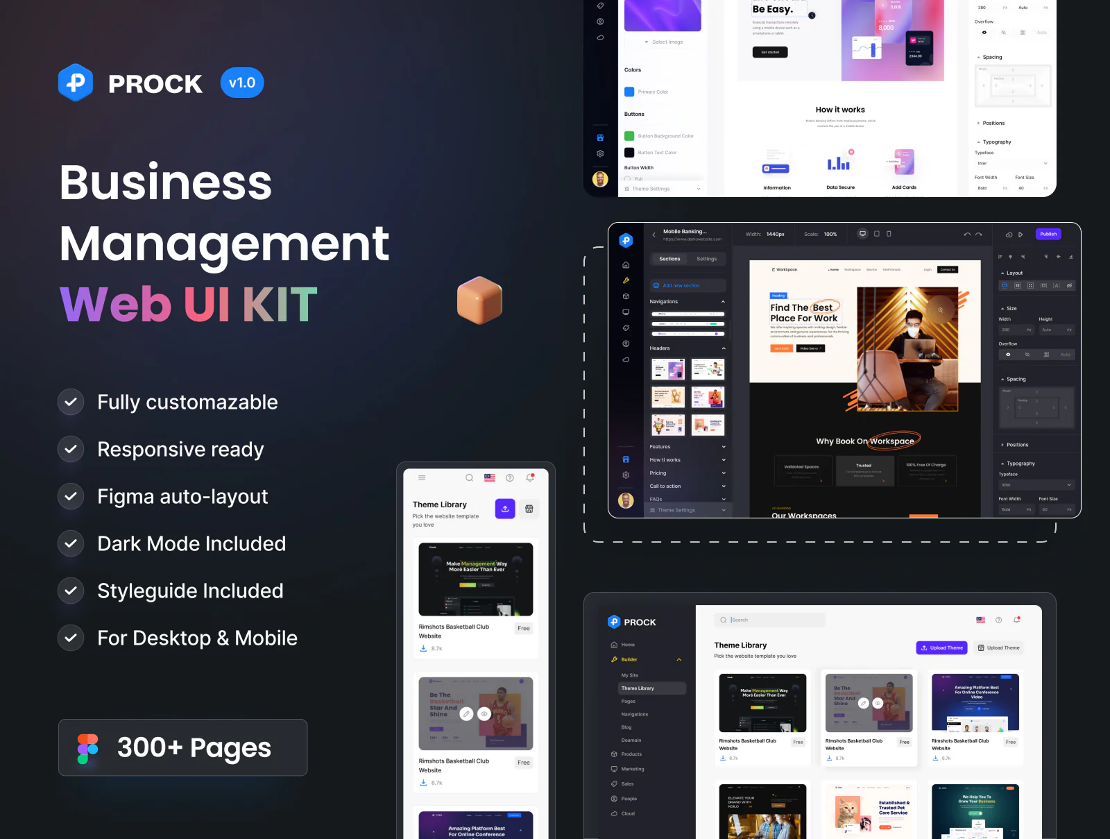 Business Management Web App Design