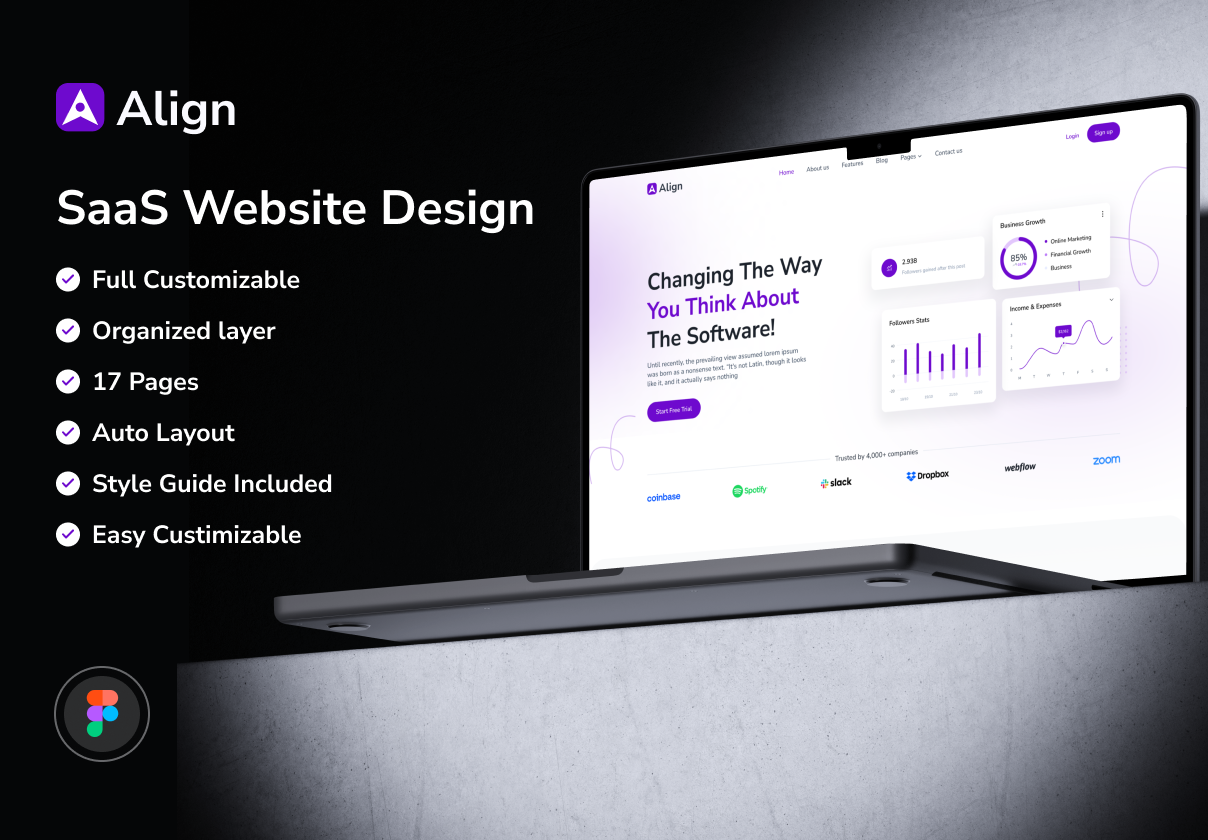 SaaS Website Design