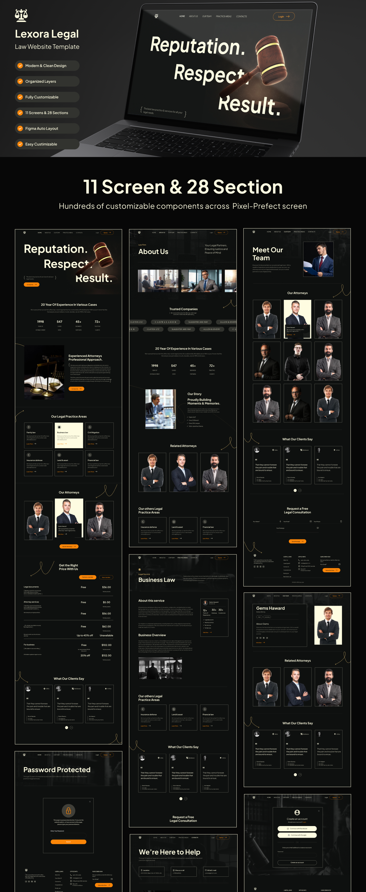 Legal - Law Website Design