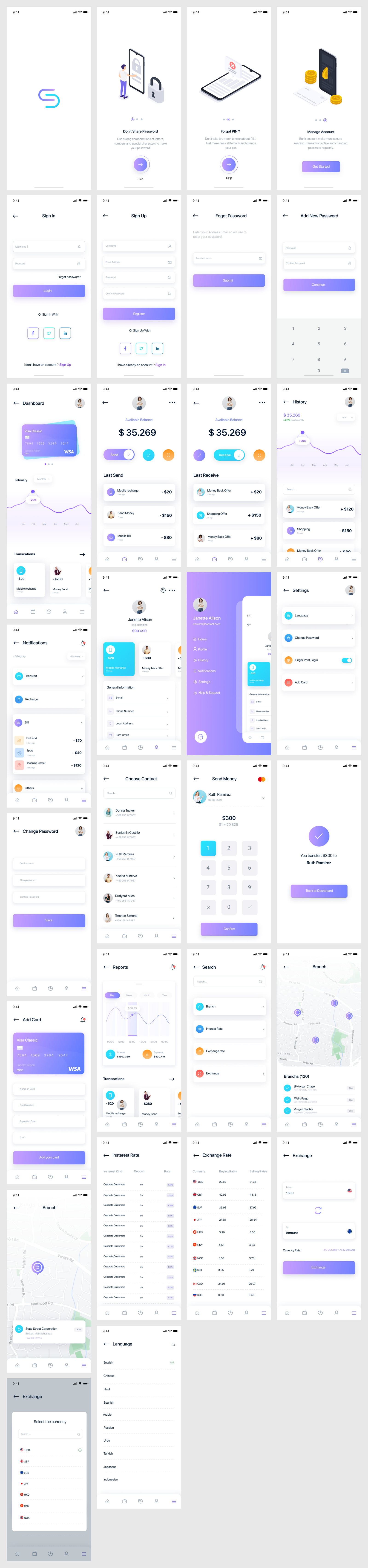 Banking App Design